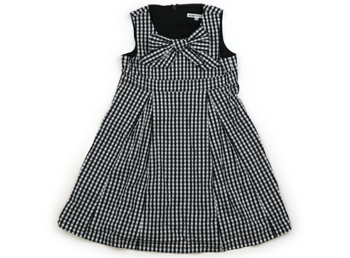 Rakuten - べべ BeBe ワンピース 110 女の子 黒白 子供服 ベビー服 キッズ アウトレット ユーズド 【中古】キッズ・ベビー・マタニティ