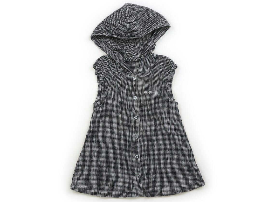 コムサデモード COMME CA DU MODE ワンピース 80 女の子 黒　オフホワイト　チェック 子供服 ベビー服 キッズ アウトレット ユーズド 【中古】キッズ・ベビー・マタニティ