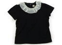 トロワラパン troislapins Tシャツ・カットソー 110 女の子 黒 クリームベージュ 子供服 ベビー服 キッズ アウトレット ユーズド 【中古】キッズ・ベビー・マタニティ(4)