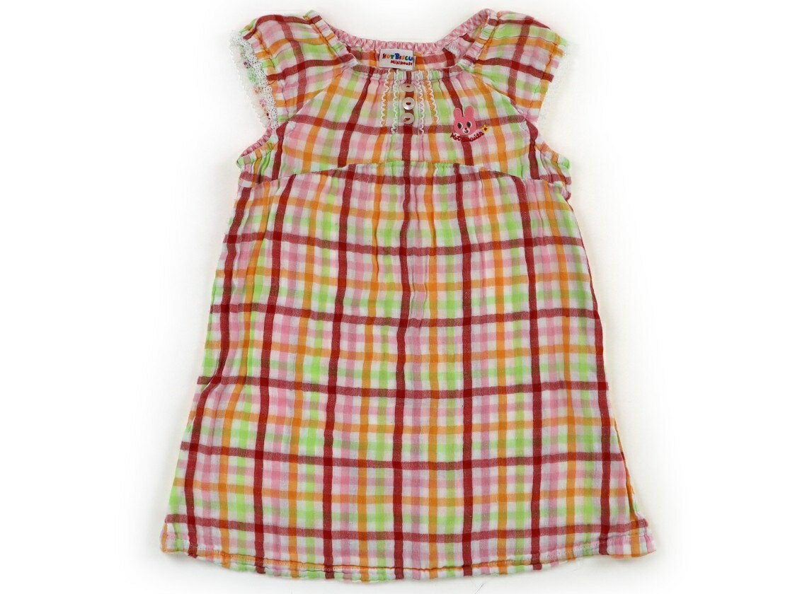 　ブランド 　Hot Biscuits(ホットビスケッツ) 　カテゴリー 　ジャンパースカート 　サイズ 　90サイズ 　色 　オレンジ・ピンクチェック 　状態 　★★ 　記名 　なし 　ジャンル 　Girl ガーゼ素材で裏地はありません。...