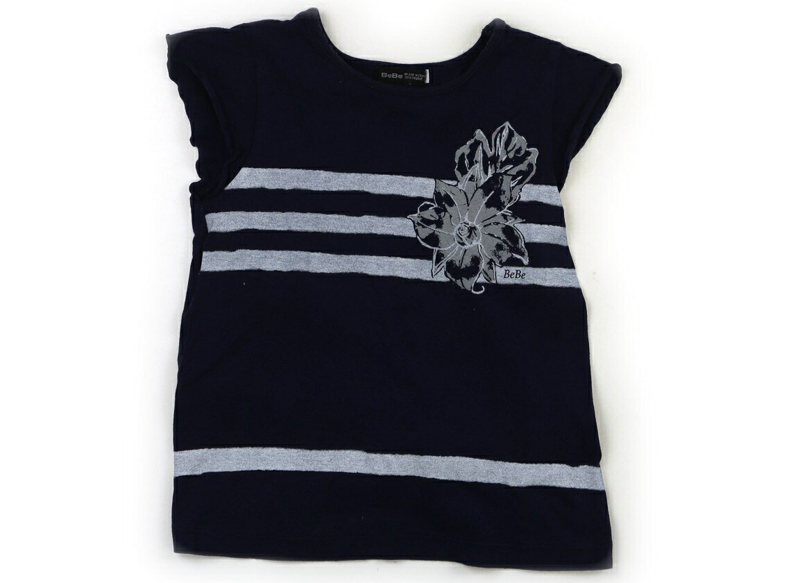 　ブランド 　BeBe(べべ) 　カテゴリー 　Tシャツ・カットソー 　サイズ 　120サイズ 　色 　紺白・ボーダー・花 　状態 　★★（返品不可） 　記名 　なし 　ジャンル 　Girl 全体に強めの色あせ・毛羽立ちがあり、襟口が白っぽく色あせがあります。まだまだ普段着として活躍してくれそうです。 ＊【状態】【サイズ】に関しての詳しい説明はこちら