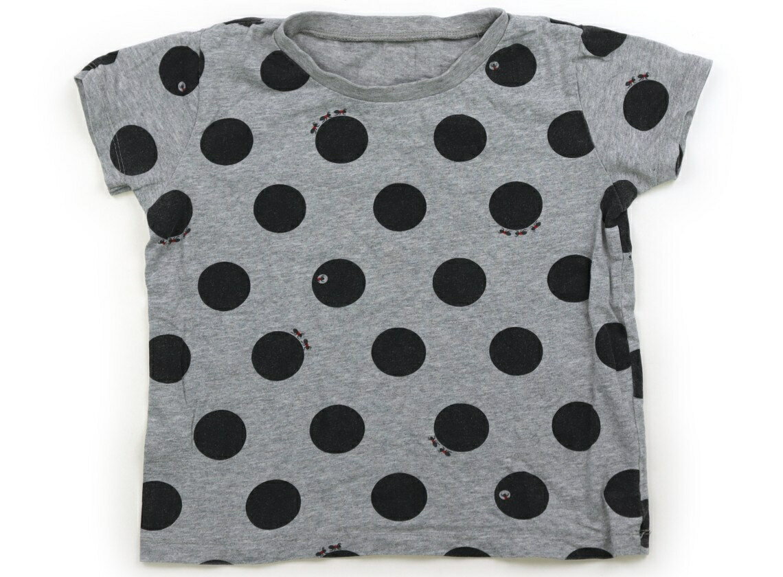 インセクトコレクション Insect Collection Tシャツ カットソー 120 男の子 杢グレー×ブラックドット 子供服 ベビー服 キッズ アウトレット ユーズド 【中古】キッズ ベビー マタニティ
