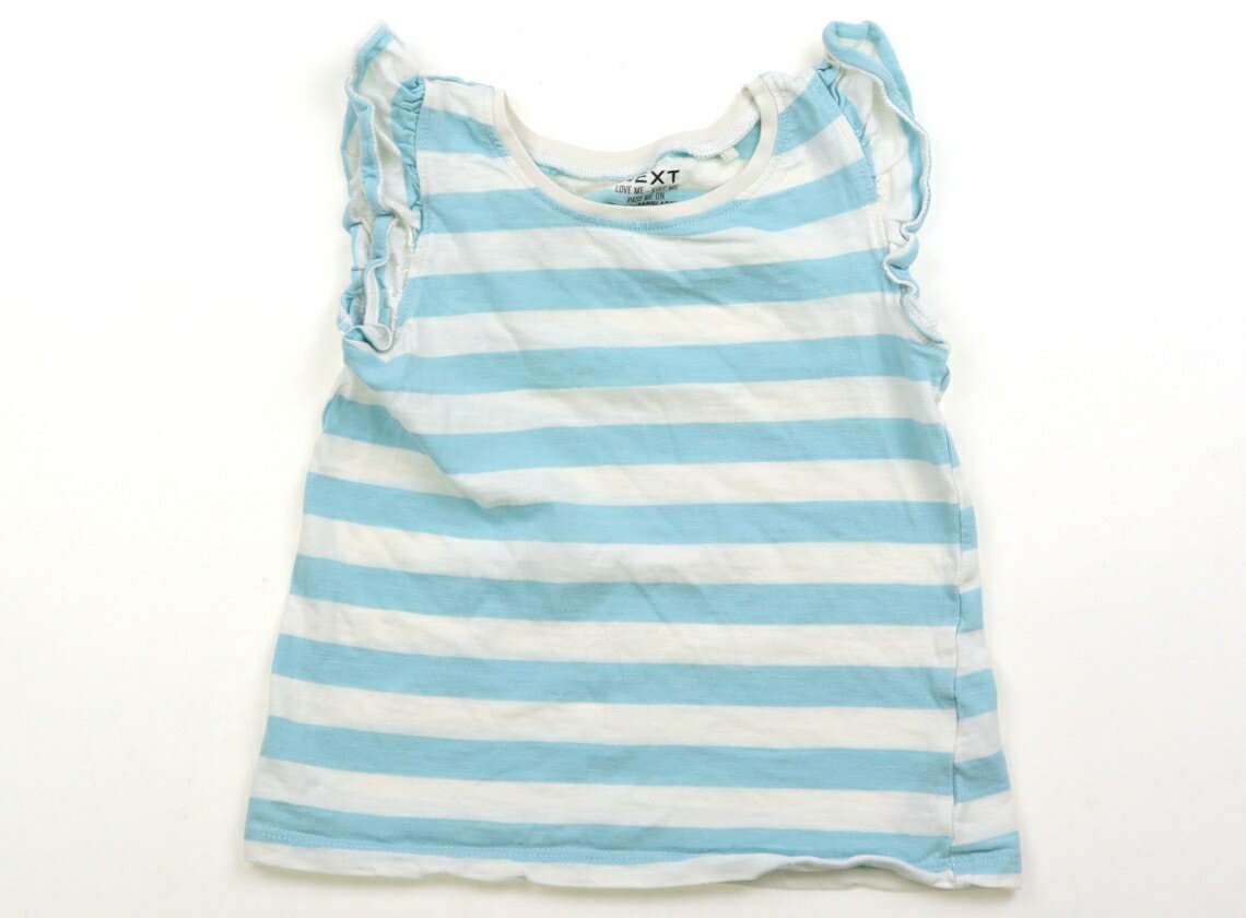 ネクスト NEXT チュニック 100 女の子 パステルブルー・ホワイトボーダー 子供服 ベビー服 キッズ アウトレット ユーズド 【中古】キッズ・ベビー・マタニティ