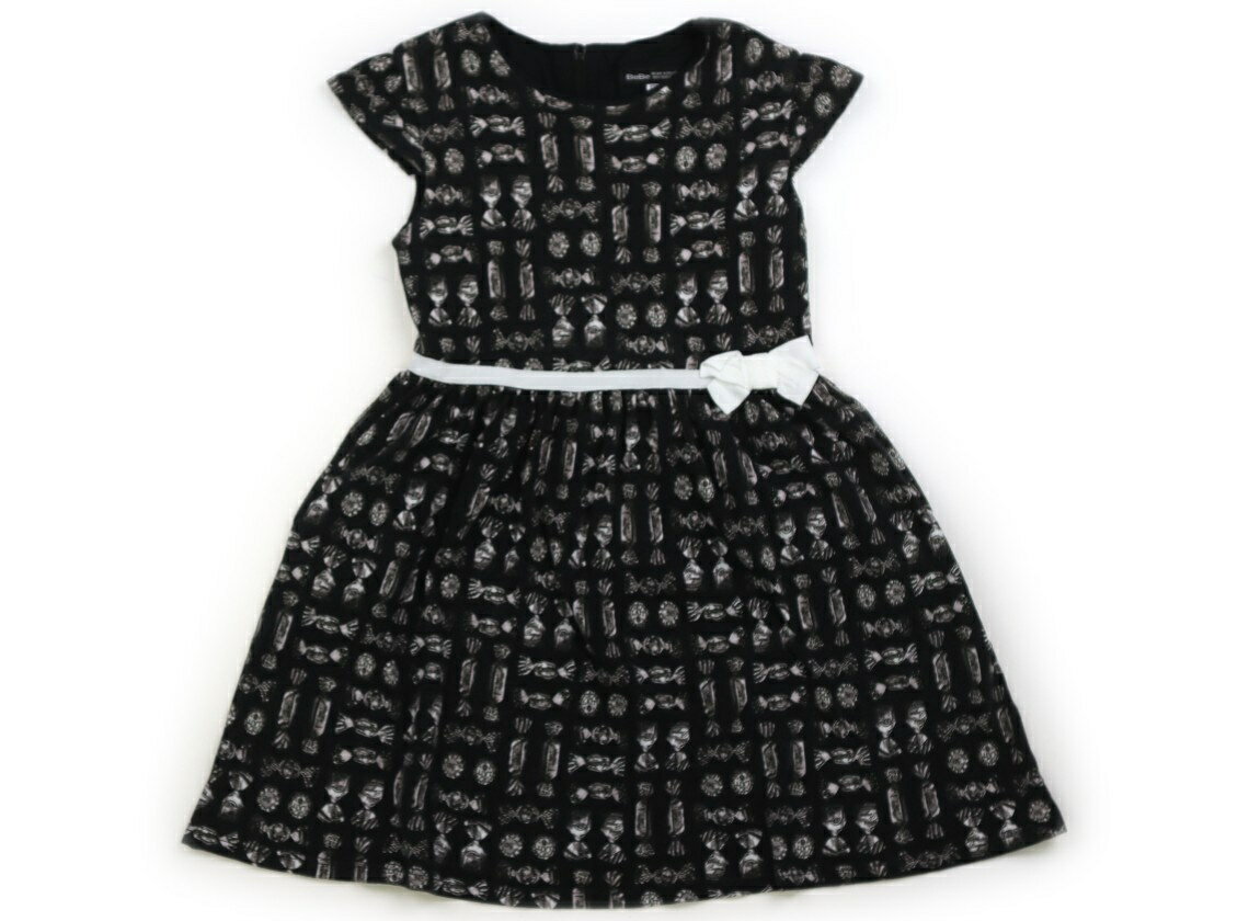 べべ BeBe ワンピース 120 女の子 ブラックチ・グレーキャンディ 子供服 ベビー服 キッズ アウトレット ユーズド 【中古】キッズ・ベビー・マタニティ