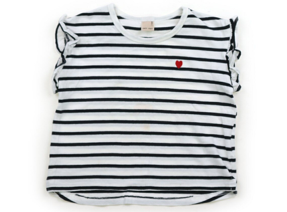 Rakuten - プティマイン petit main タンクトップ・キャミソール 100 女の子 ホワイト・ネイビー・ボーダー 子供服 ベビー服 キッズ アウトレット ユーズド 【中古】キッズ・ベビー・マタニティ