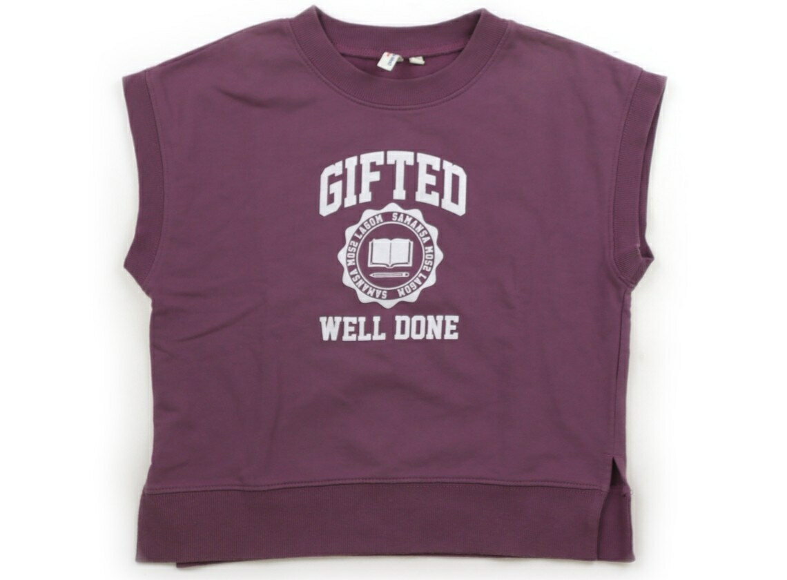 ラーゴム Lagom ベスト 130 女の子 くすみパープル 子供服 ベビー服 キッズ アウトレット ユーズド 【..