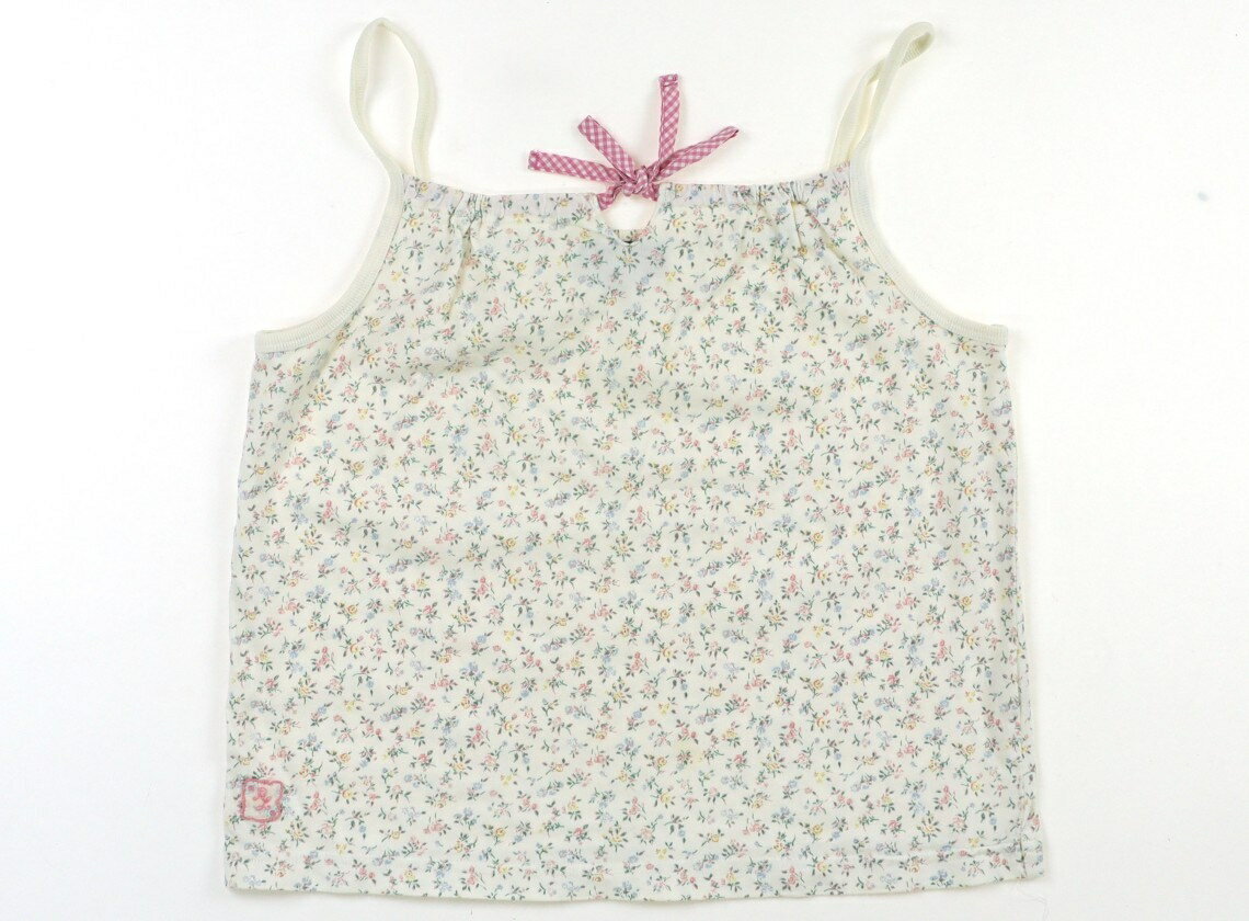 랄프 로렌 Ralph Lauren 탱크 탑 캐미솔 150 소녀 오프 화이트 작은 꽃 아이 옷 아기 옷 키즈 아울렛 유즈드 [중고] 키즈 아기 출산