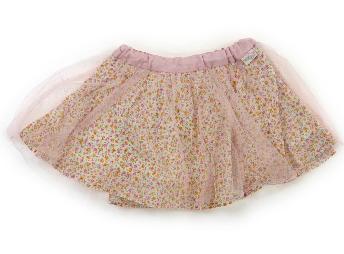 メゾピアノ mezzo piano スカート 110 女の子 ピンク・小花 子供服 ベビー服 キッズ アウトレット ユーズド 【中古】キッズ・ベビー・マタニティ