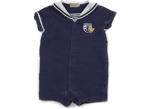 ミキハウス miki HOUSE カバーオール 70 男の子 紺・白 子供服 ベビー服 キッズ アウトレット ユーズド 【中古】キッズ・ベビー・マタニティ ミキハウス miki HOUSE カバーオール 70 男の子 紺・白 子供服 ベビー服 キッズ アウトレット ユーズド 【中古】キッズ・ベビー・マタニティ