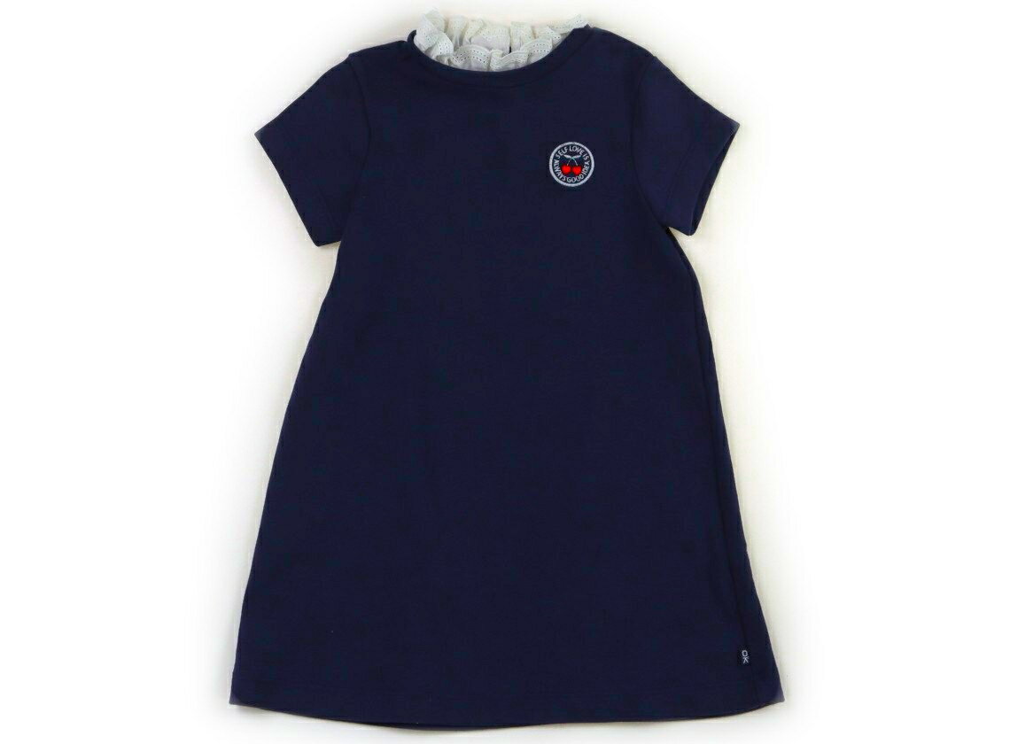 Dresses - オバイビ OBAIBI ワンピース 100 女の子 ネイビー 子供服 ベビー服 キッズ アウトレット ユーズド 【中古】キッズ・ベビー・マタニティ