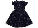 アプレレクール apres les cours ワンピース 130 女の子 ネイビー・オフドット 子供服 ベビー服 キッズ アウトレット ユーズド 【中古】キッズ・ベビー・マタニティ(4)