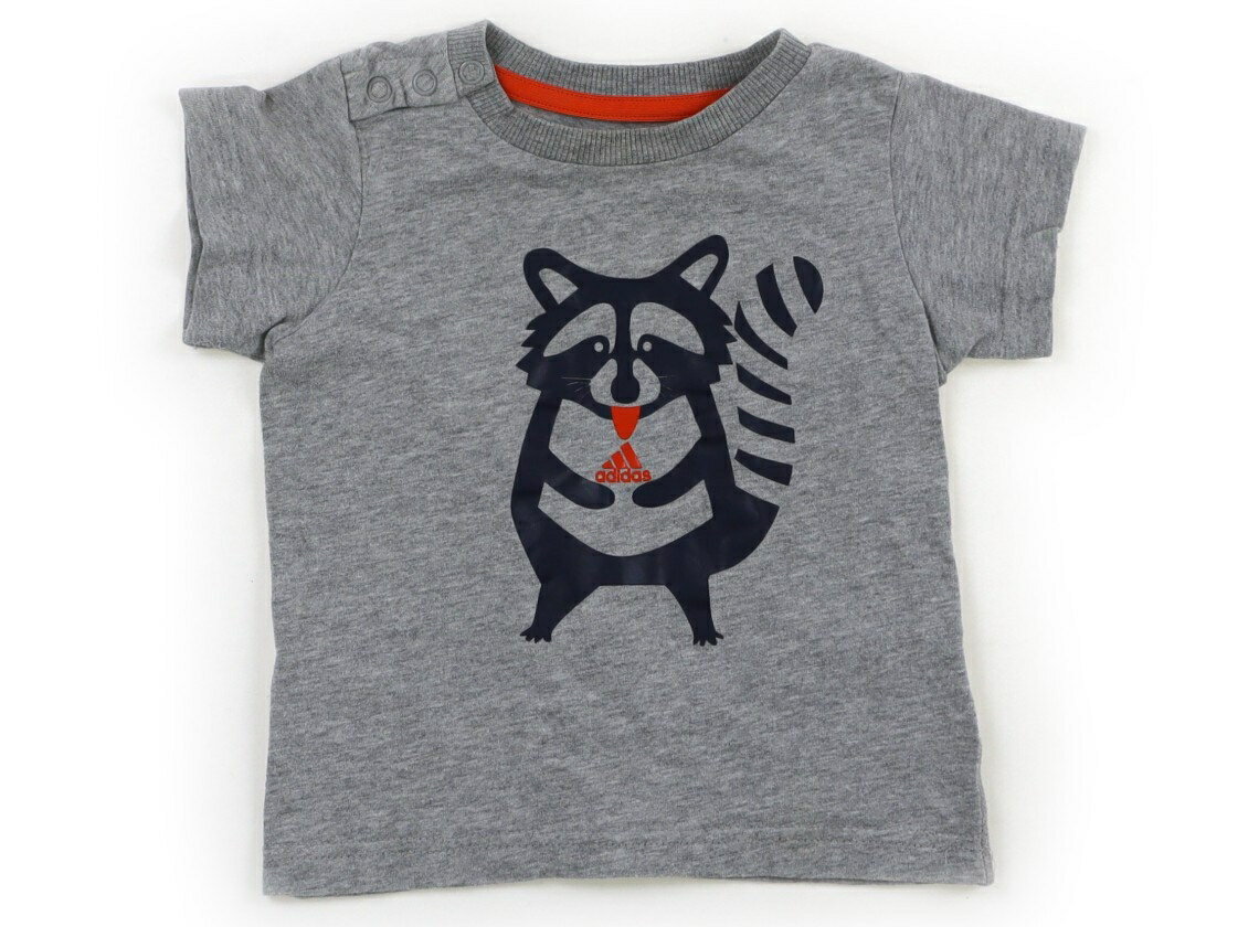 アディダス Adidas Tシャツ・カットソー 70 男の子 グレー 子供服 ベビー服 キッズ アウトレット ユーズド 【中古】キッズ・ベビー・マタニティ