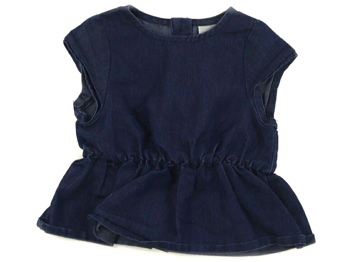 Rakuten - プティマイン petit main チュニック 80 女の子 ネイビー 子供服 ベビー服 キッズ アウトレット ユーズド 【中古】キッズ・ベビー・マタニティ