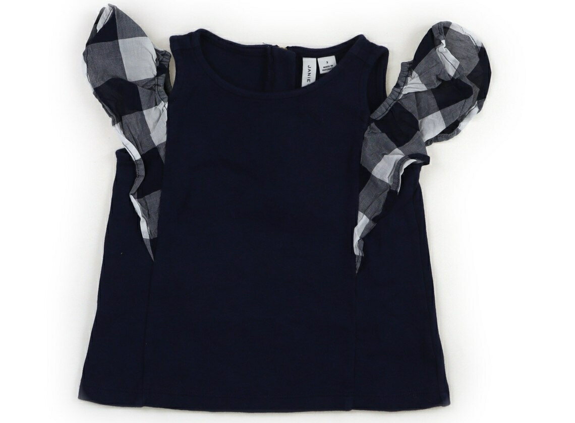 Janie & Jack Tank Top/Camisole, Size 90, Girls, Navy/Checkered, Children's Clothing, Baby Clothes, Kids, Outlet, Used [Pre-owned] Kids, Baby, Maternity