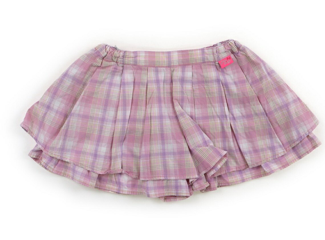 メゾピアノ mezzo piano キュロット 120 女の子 ピンク系チェック 子供服 ベビー服 キッズ アウトレット ユーズド 【中古】キッズ・ベビー・マタニティ