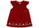 ミキハウス miki HOUSE ジャンパースカート 90 女の子 レッド 子供服 ベビー服 キッズ アウトレット ユーズド 【中古】キッズ・ベビー・マタニティ