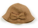 プティマイン petit main 帽子 Hat/Cap 女の子 ベージュ りぼん 子供服 ベビー服 キッズ アウトレット ユーズド 【中古】キッズ・ベビー・マタニティ
