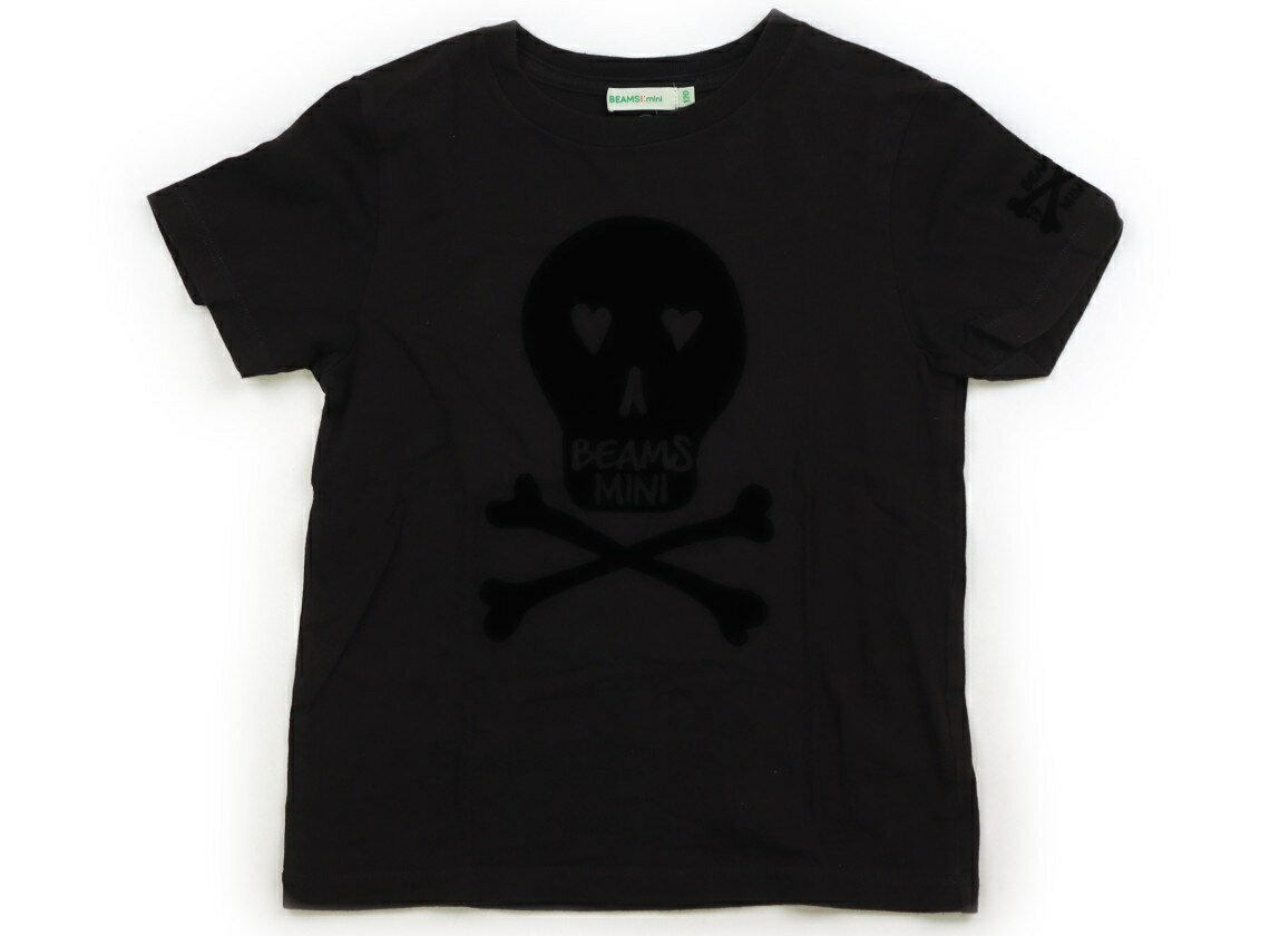 ビームス BEAMS Tシャツ・カットソー 120 男の子 チャコールグレー　スカル 子供服 ベビー服 キッズ アウトレット ユーズド 【中古】キッズ・ベビー・マタニティ