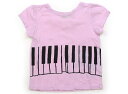 ラブ&ピース&マネー Love&Peace&Money Tシャツ・カットソー 90 女の子 ライラック・ピアノ 子供服 ベビー服 キッズ アウトレット ユーズド 【中古】キッズ・ベビー・マタニティ