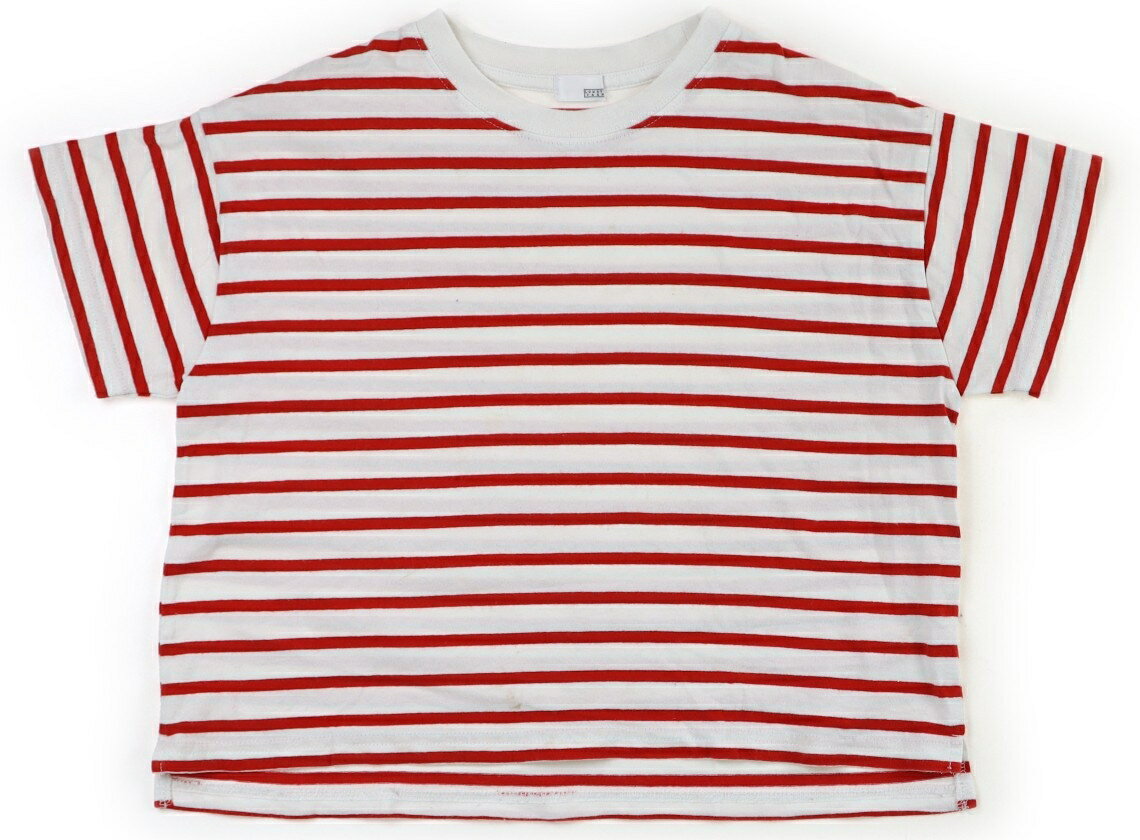 ローリーズファーム LOWRYS FARM Tシャツ・カットソー 120 女の子 ボーダー、白、赤  ...