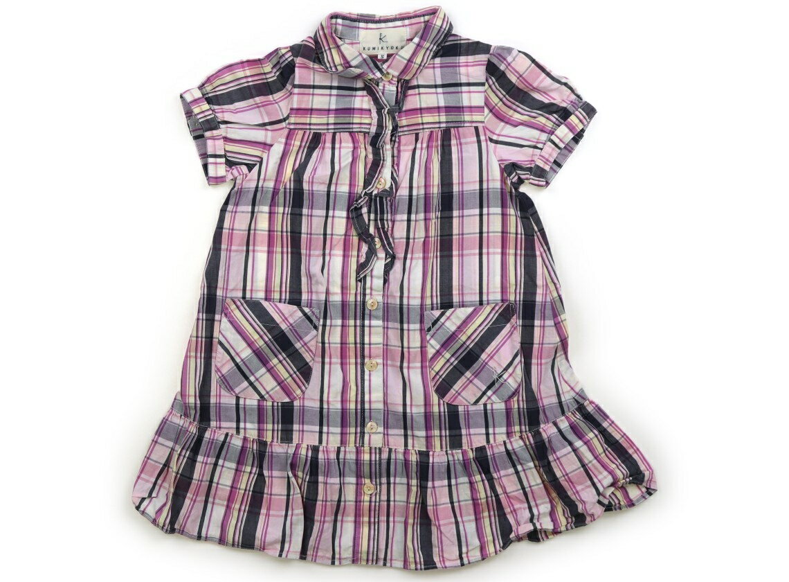 組曲 Kumikyoku ワンピース 100 女の子 ラベンダー他・チェック 子供服 ベビー服 キッズ アウトレット ユーズド 【中古】キッズ・ベビー・マタニティ