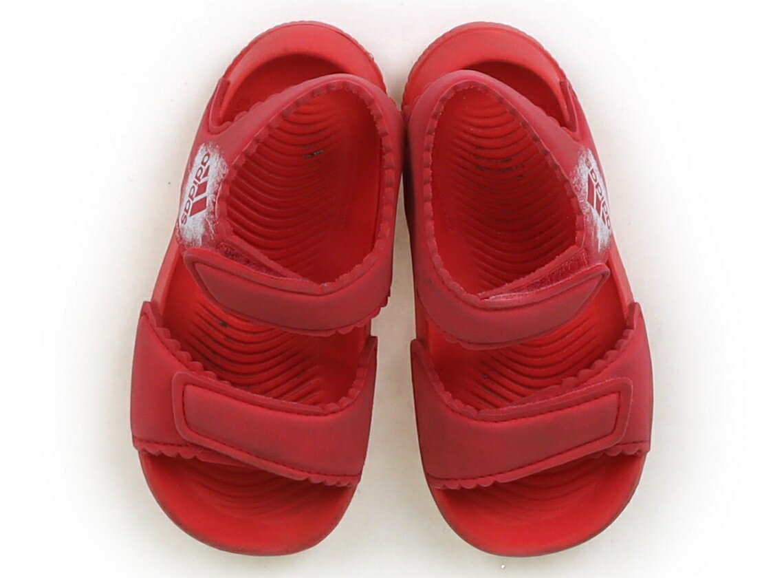 アディダス Adidas サンダル 靴12cm〜 女の子 スカーレット 子供服 ベビー服 キッズ アウトレット ユーズド 【中古】キッズ・ベビー・マタニティ