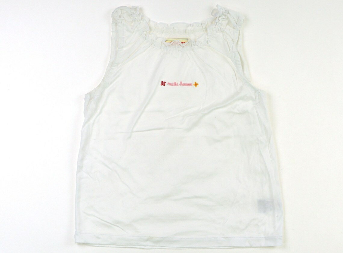Miki House Tank Top/Camisole, Size 130, Girls, Off-White, Children's Clothing, Baby Clothing, Kids, Outlet, Used [Pre-owned] Kids, Baby, Maternity