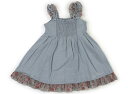 ジルスチュアート JILL STUART ジャンパースカート 120 女の子 ライトブルー、ピンク、花柄 子供服 ベビー服 キッズ アウトレット ユーズド 【中...