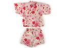ミキハウス miki HOUSE 浴衣・甚平・季節のイベント 80 女の子 パステルピンク×桜 子供服 ベビー服 キッズ アウトレット ユーズド 【中古】キッズ・ベビー・マタニティ