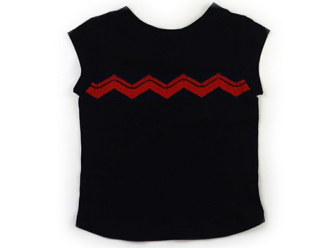 ファミリア familiar Tシャツ・カットソー 120 女の子 ネイビー・レッド×ブルー 子供服 ベビー服 キッズ アウトレット ユーズド 【中古】キッズ・ベビー・マタニティ