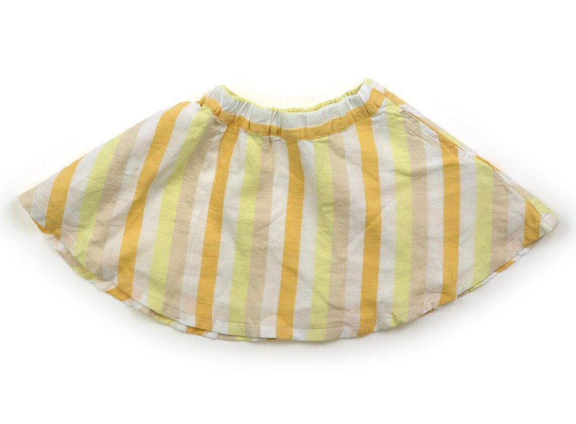 サニーランドスケープ Sunny Landscape スカート 90 女の子 黄、オレンジ、ストライプ 子供服 ベビー服..