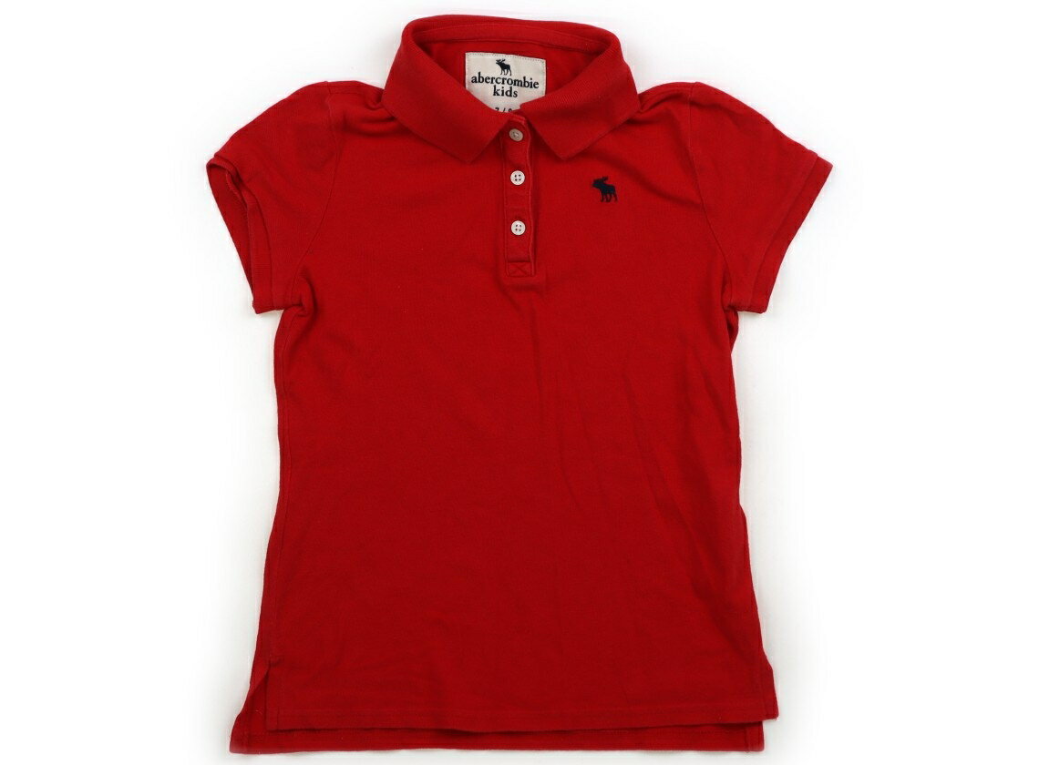 アバクロ Abercrombie ポロシャツ 130 女の子 赤 子供服 ベビー服 キッズ アウトレット ユーズド 【中古】キッズ・ベビー・マタニティ