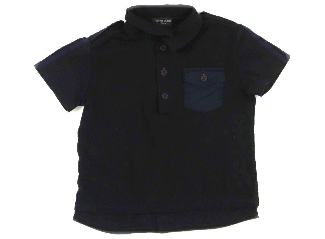 コムサイズム COMME CA ISM ポロシャツ 110 男の子 紺 子供服 ベビー服 キッズ アウトレット ユーズド 【中古】キッズ・ベビー・マタニティ