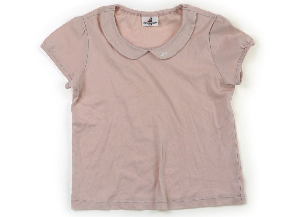 　ブランド 　Parents Dream(ペアレンツドリーム) 　カテゴリー 　Tシャツ・カットソー 　サイズ 　130サイズ 　色 　ピンク 　状態 　★★★ 　記名 　なし 　ジャンル 　Girl 胸元中央部分に黄色っぽいシミが複数あります。綿100％のてろっとした優しい肌触りです。 ＊【状態】【サイズ】に関しての詳しい説明はこちら