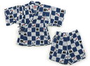 ダブルB Double B 浴衣・甚平・季節のイベント 80 男の子 クマ金魚ナイビーホワイト 子供服 ベビー服 キッズ アウトレット ユーズド 【中古】キッズ・ベビー・マタニティ