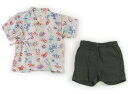 ブリーズ BREEZE 浴衣・甚平・季節のイベント 80 男の子 ホワイト・ムシ柄/カーキ 子供服 ベビー服 キッズ アウトレット ユーズド 【中古】キッズ・ベ...