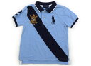 ポロラルフローレン POLO RALPH LAUREN ポロシャツ 100 男の子 水色・ネイビー 子供服 ベビー服 キッズ アウトレット ユーズド 【中古】キッズ・ベビー・マタニティ
