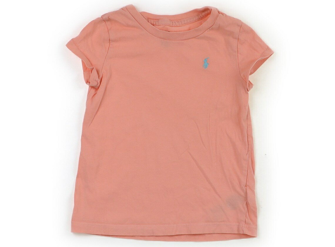 ポロラルフローレン POLO RALPH LAUREN Tシャツ・カットソー 110 女の子 サーモンピンク 子供服 ベビー服 キッズ アウトレット ユーズド 【中古】キッズ・ベビー・マタニティ