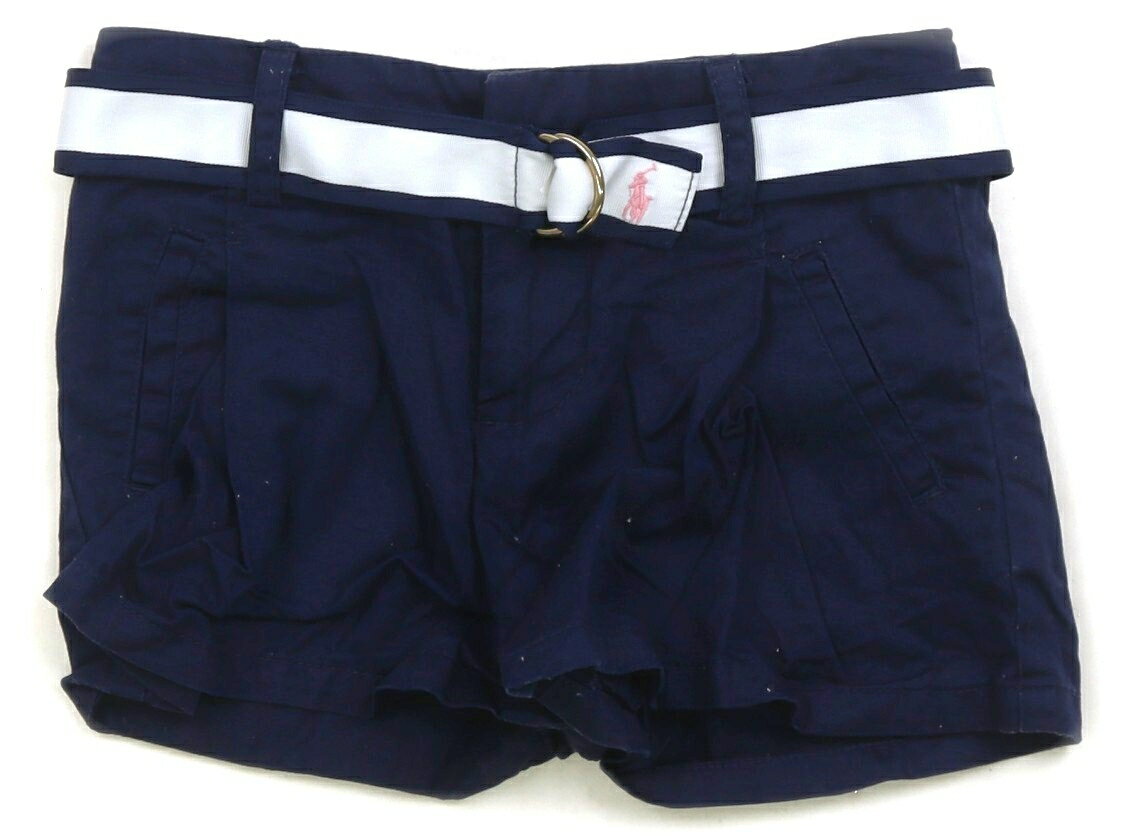 ポロラルフローレン POLO RALPH LAUREN キュロット 110 女の子 ダークブルー・ホワイト 子供服 ベビー服 キッズ アウトレット ユーズド 【中古】キッズ・ベビー・マタニティ