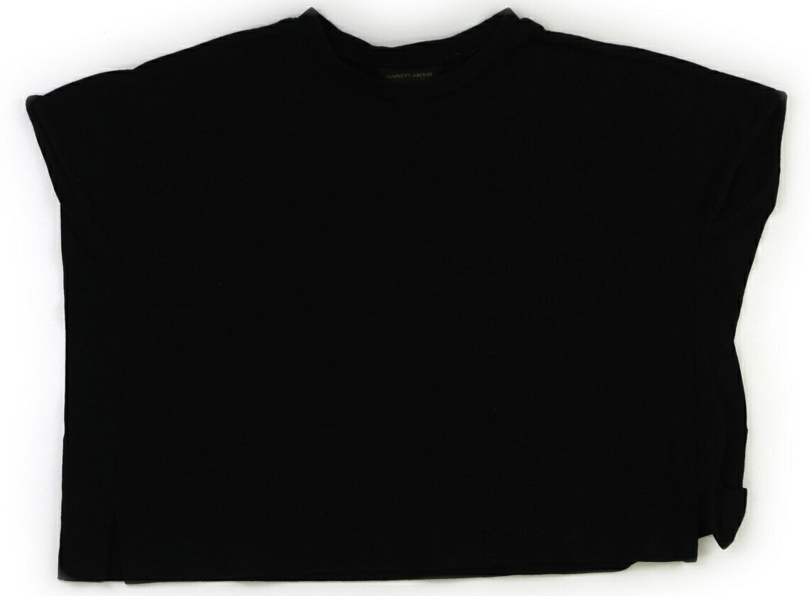 マーキーズ Markey's Tシャツ・カットソー 140 女の子 ブラック 子供服 ベビー服 キッズ アウトレット ユーズド 【中古】キッズ・ベビー・マタニティ