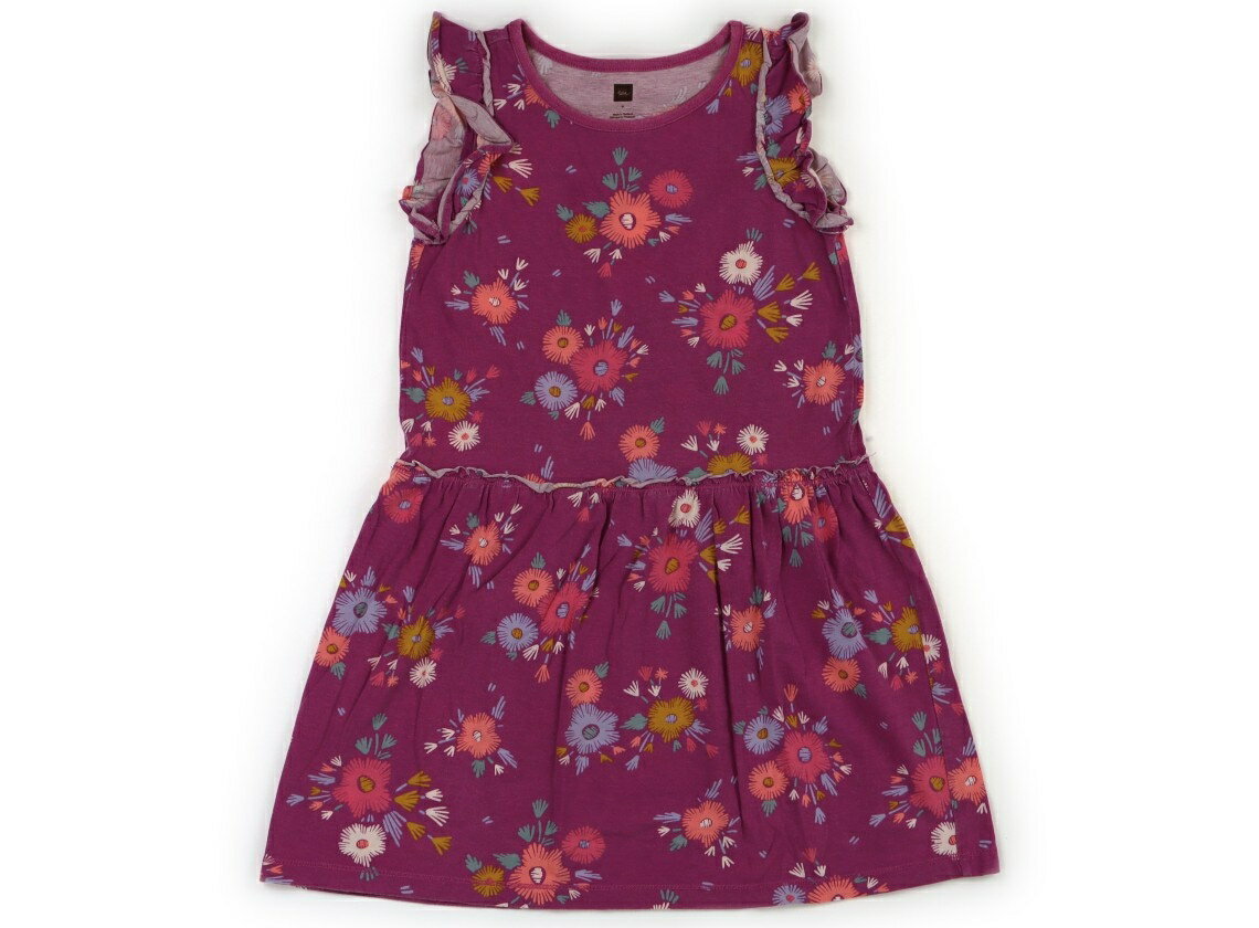 ティー Tea/Tea Collction ワンピース 120 女の子 花柄パープル 子供服 ベビー服 キッズ アウトレット ユーズド キッズ・ベビー・マタニティ