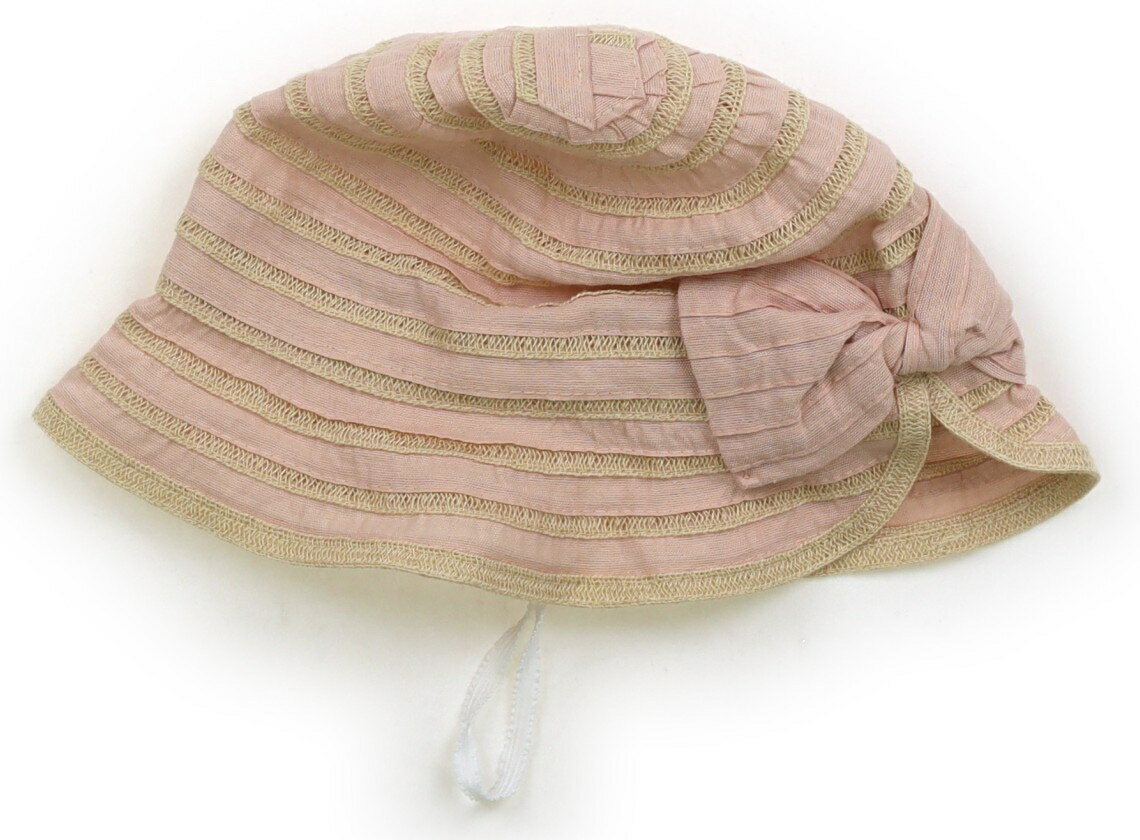 ハッカ HAKKA 帽子 Hat/Cap 女の子 ピンク ベージュ 子供服 ベビー服 キッズ アウトレット ユーズド 【中古】キッズ ベビー マタニティ