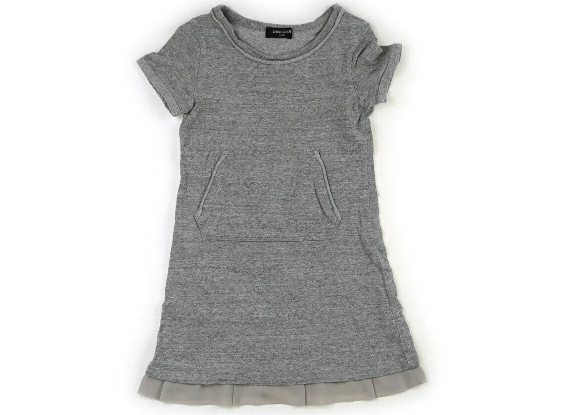 コムサイズム COMME CA ISM ワンピース 110 女の子 グレー 子供服 ベビー服 キッズ アウトレット ユーズド 【中古】キッズ・ベビー・マタニティ