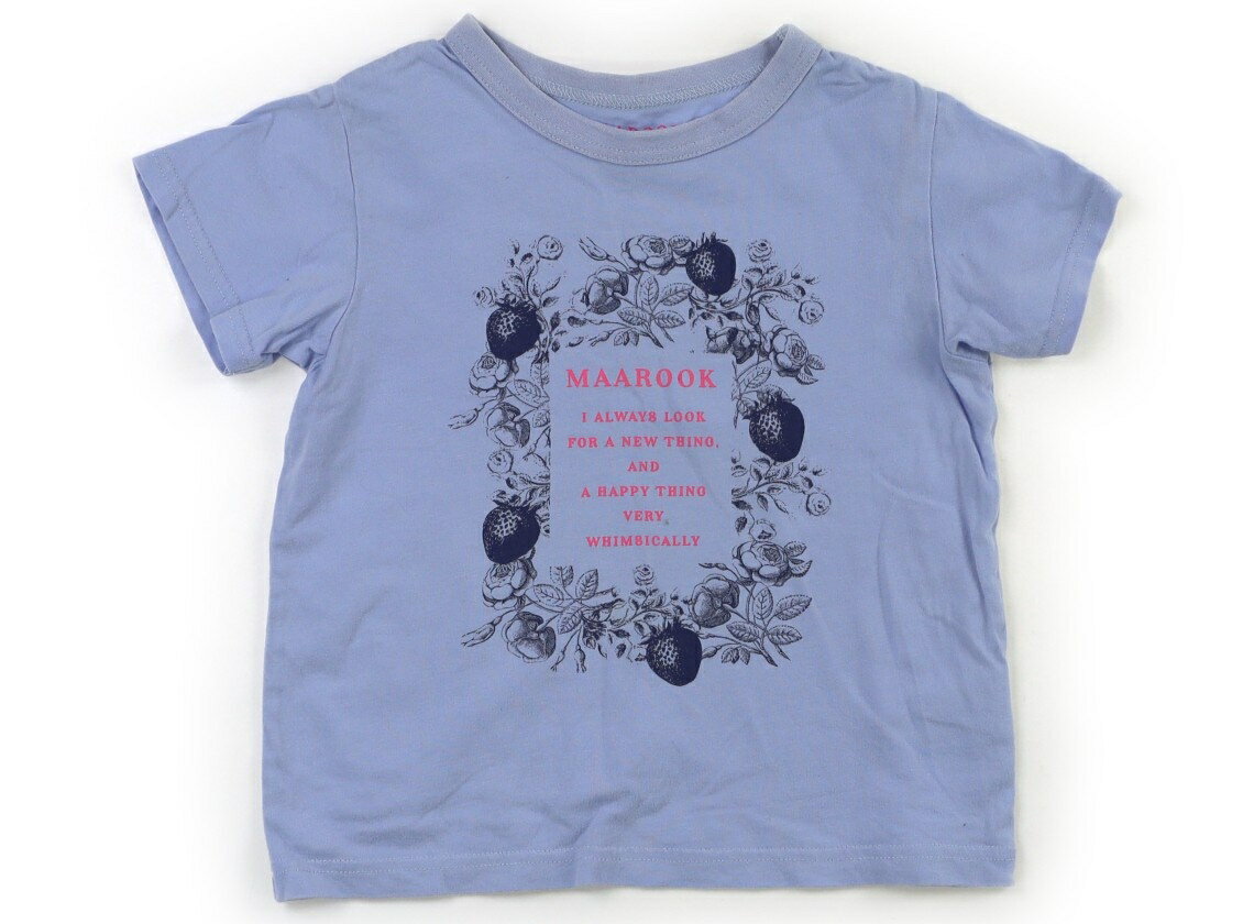 マルーク maarook Tシャツ・カットソー 100 女の子 水色 子供服 ベビー服 キッズ アウトレット ユーズド 【中古】キッズ・ベビー・マタニティ