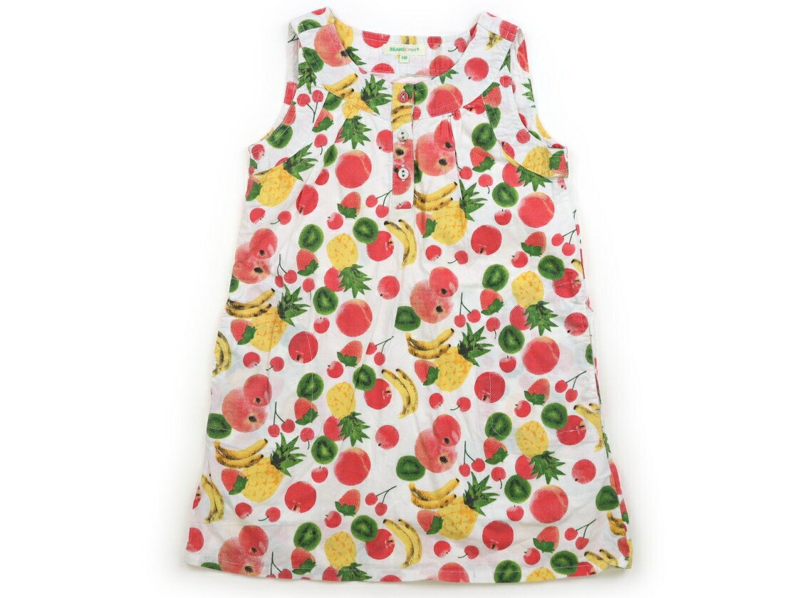 ビームス BEAMS ワンピース 110 女の子 ピンク、黄、フルーツ 子供服 ベビー服 キッズ アウトレット ユーズド 【中古】キッズ・ベビー・マタニティ