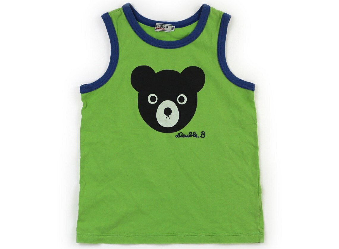 Double B Tank Top/Camisole, Size 120, Boys, Green/Black Bear, Children's Clothing, Baby Clothes, Kids, Outlet, Used [Pre-owned] Kids, Baby, Maternity