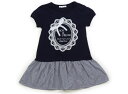 ピーチ&クリーム Peach & Cream チュニック 120 女の子 ネイビー・ストライプ 子供服 ベビー服 キッズ アウトレット ユーズド 【中古】キッズ・ベビー・マタニティ
