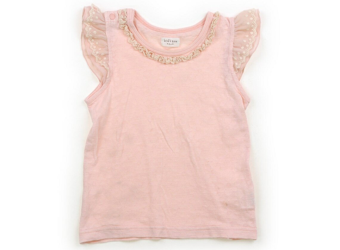 キッズズー Kids Zoo タンクトップ・キャミソール 90 女の子 ピンク 子供服 ベビー服 キッズ アウトレット ユーズド 【中古】キッズ・ベビー・マタニティ