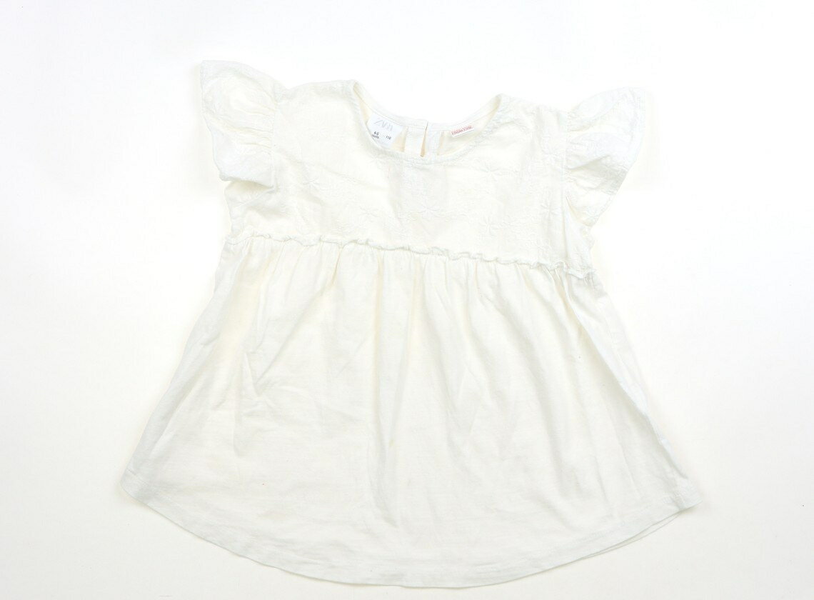 Rakuten - ザラ ZARA チュニック 110 女の子 ホワイト 子供服 ベビー服 キッズ アウトレット ユーズド 【中古】キッズ・ベビー・マタニティ