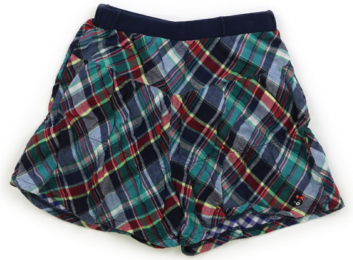 ダブルB Double B ショートパンツ 140 女の子 マルチチェック 子供服 ベビー服 キッズ アウトレット ユ..